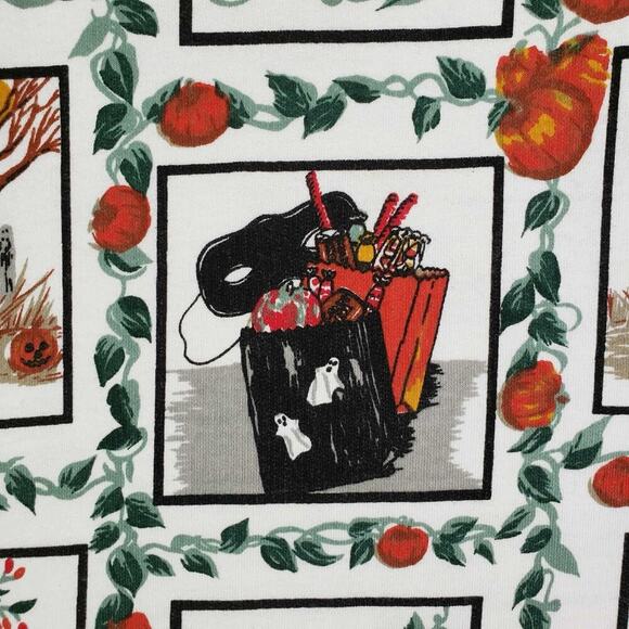 Vintage 90s Jason Maxwell Womens Sweatshirt Top Size Medium Halloween Patchwork - Picture 4 of 10